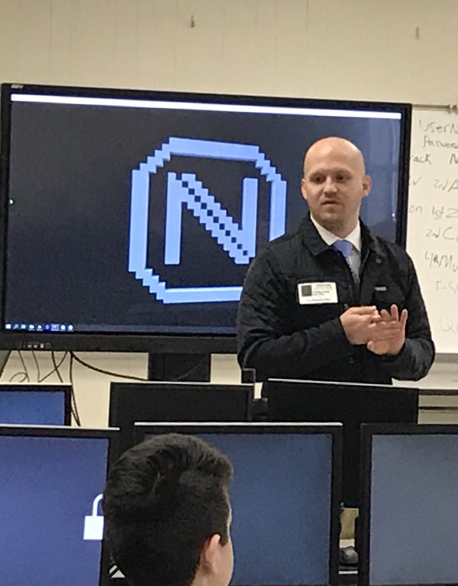 JCalvinEDU1's tweet photo. ⁦@REALM_BISD⁩ 6th grade Ss welcomed Mr. Colby Carter with the ⁦@TeamEnvyLive⁩ logo they designed in MinecraftEDU. So grateful to Dr. Bender Jutzi for coordinating his visit. #REALMRocks #BISD_AI #BISD https://t.co/itgTNAhCfU