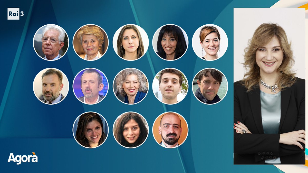 Domani a #agorarai <a href="/SenatoreMonti/">Mario Monti</a> Sveva Casati Modignani <a href="/AnnaAscani/">Anna Ascani</a> <a href="/AnnaMacina73/">Anna Macina</a> <a href="/RossellaMuroni/">Rossella Muroni</a> <a href="/massimobitonci/">Massimo Bitonci</a> <a href="/DelmastroAndrea/">Andrea Delmastro</a> <a href="/IrenePivetti/">Irene Pivetti</a> <a href="/giubileif/">Francesco Giubilei</a> <a href="/CarmeloLopapa/">Carmelo Lopapa</a> <a href="/gabricer/">Gabriella Cerami</a> Laura Turdo, Francesco Vairo. Dalle 8.00 su <a href="/RaiTre/">Rai3</a>