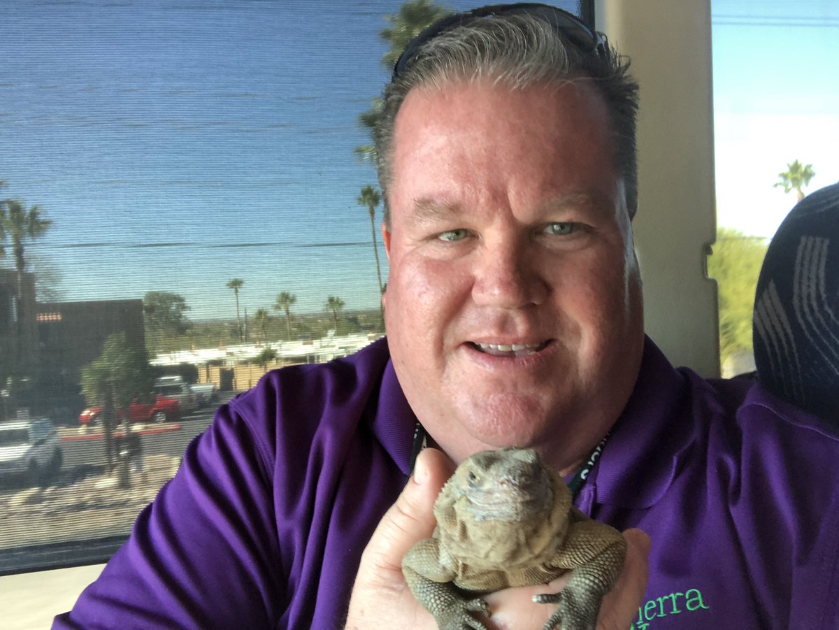 jtlyons506's tweet photo. Got to share a Chuckwalla with the Ss on the bus as we went from Biosphere 2 to Pima Air &amp; Space Museum.@DVUSD @SVViperPride https://t.co/B6ngxk37Hx