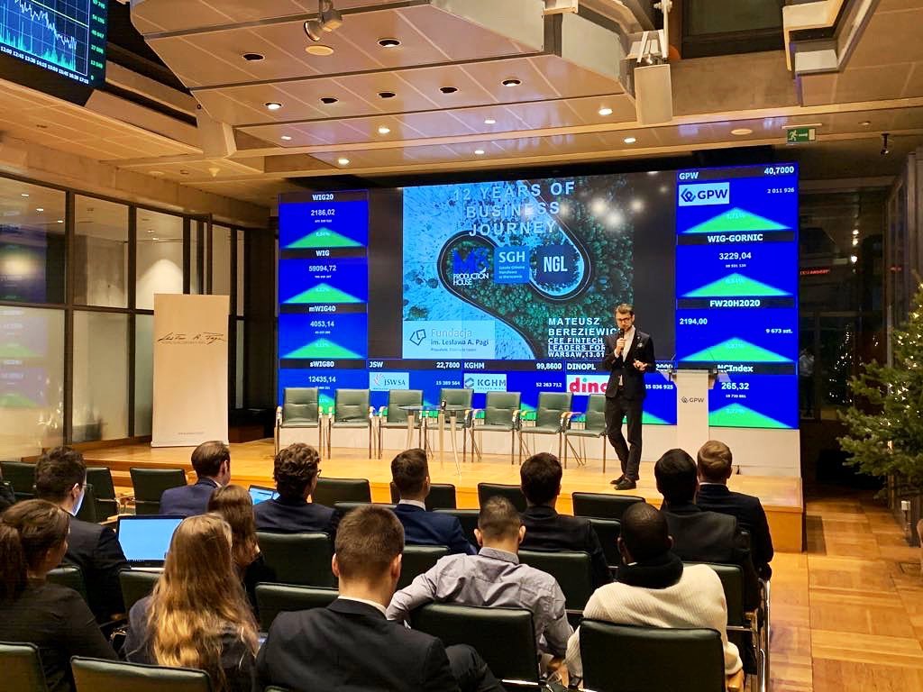 MBereziewicz's tweet photo. CEE FinTech Leaders Forum Ceremony speech.
12 years of business journey 😎🎉🚀
@WSElive @M8house @SGHWarsaw #NGL #Paga https://t.co/Q5uwQrudCK