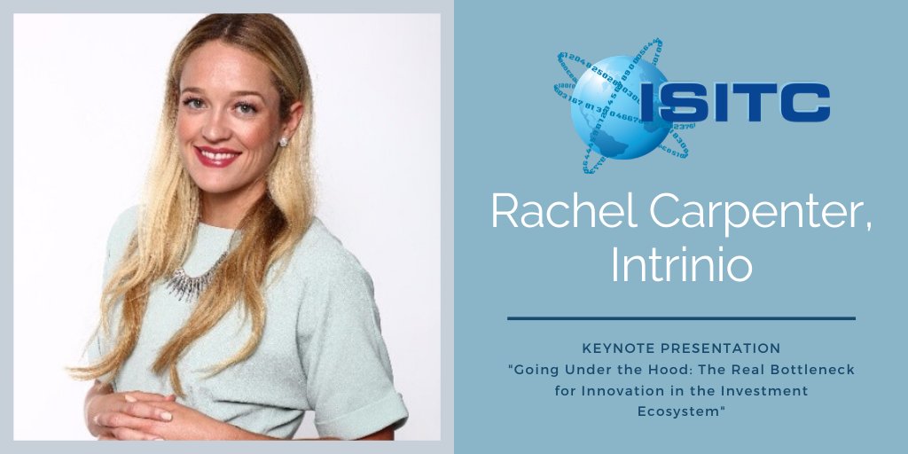 ISITC's tweet photo. JUST ANNOUNCED: @Rachel_Ann_C, Co-Founder &amp; CEO of @intrinio has just been announced as our keynote speaker. Don’t miss her session “Going Under the Hood: The Real Bottleneck for Innovation in the Investment Ecosystem” at ISTC’s #SecOps Summit!
 
https://t.co/zy5kBX32qF https://t.co/QYQgAYiSz2