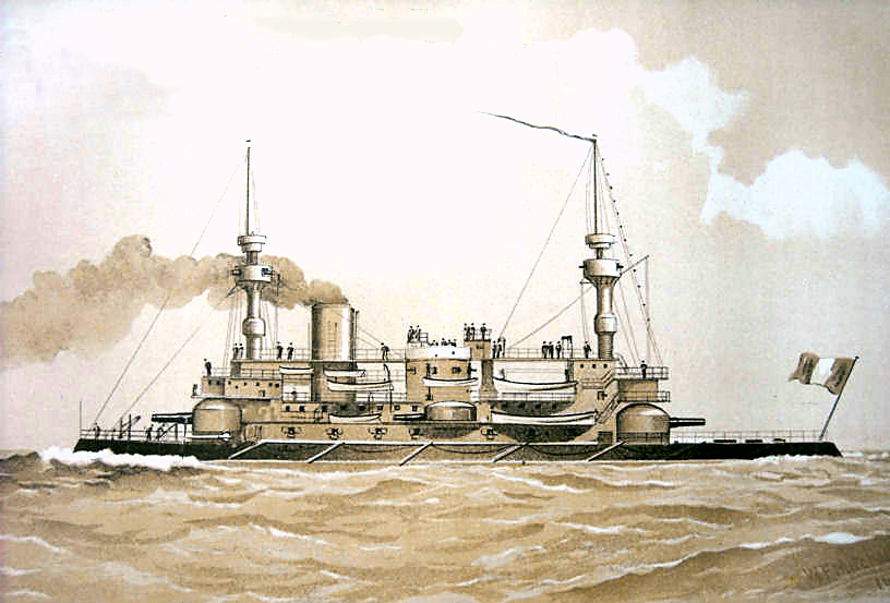 AntoineVanner's tweet photo. Ram bows, as a weapon, featured on warships for forty years after 1866 but proved more deadly to friend than foe. The French battleship Hoche’s sinking of a passenger ship in 1892 is a tragic example. Click: https://t.co/of6tEUc0nR #NavalHistory #Martitime History #19thCentury https://t.co/u0EXKFCyxv
