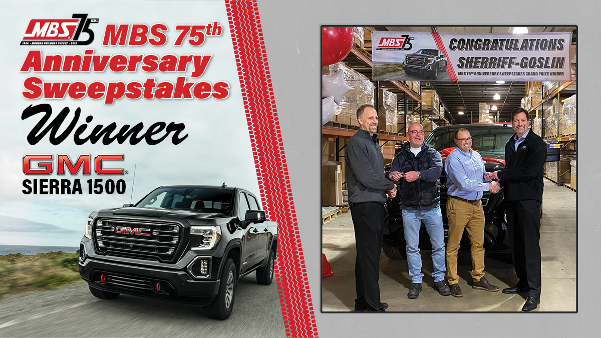 MBS_connect's tweet photo. Announcing the grand prize winner of the MBS 75th Anniversary Sweepstakes and the new owner of a 2020 GMC Sierra 1500 Truck - Sherriff-Goslin! https://t.co/zCKa8jX6z1