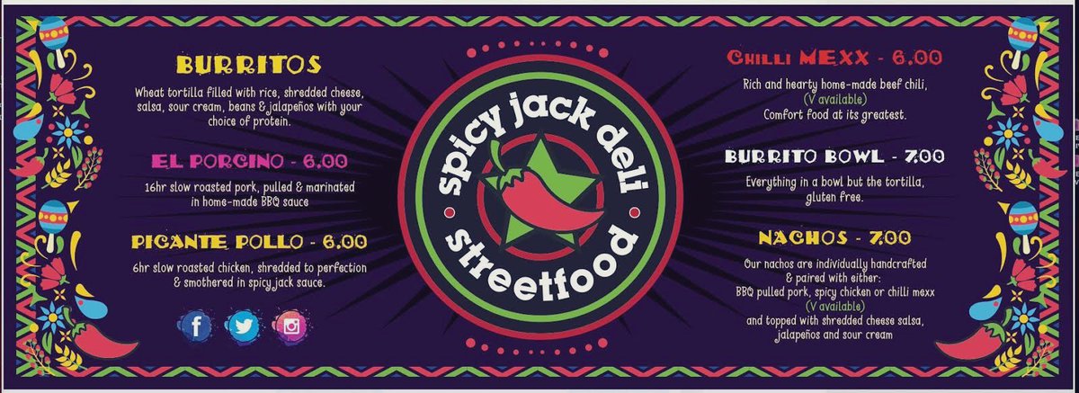 Another new food trader heading to the #taproom on Saturday! 
We can’t wait to welcome <a href="/spicyjackdeli/">SpicyJackDeli</a> 3-8pm 
Come and chow down on some delicious Nachos, Burritos and Chili! 🤤