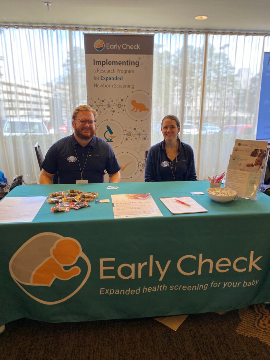 The Early Check recruitment team had a successful day at the NC Public Health Leaders 2020 conference. We are so grateful for all the connections and conversations #phl2020 #northcarolina #earlycheck