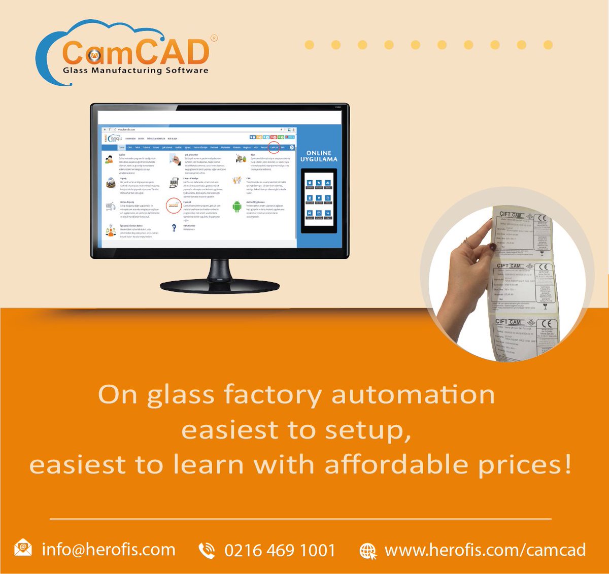 camcadprogrami's tweet image. herofis.com
0216 469 1001
info@herofis.com

#camprogramı #camüretimi #glass  #manufacturing #software  #eFatura