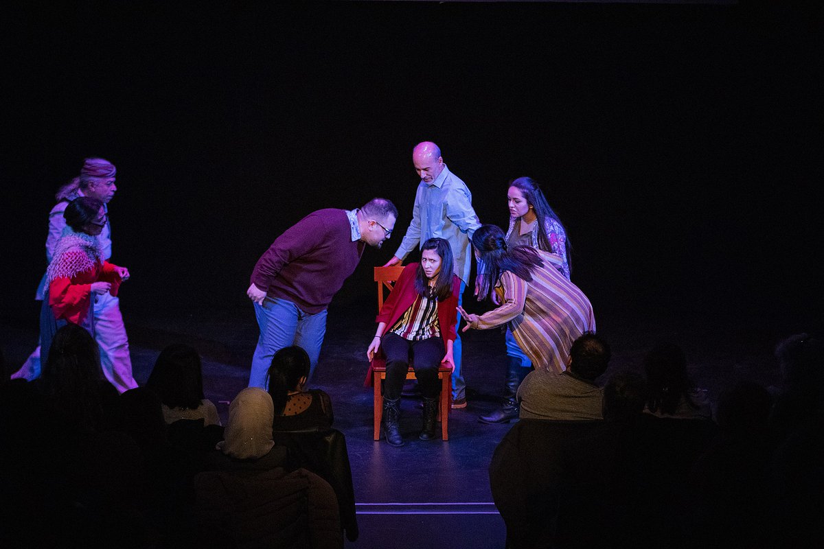 ArabAmericanMus's tweet photo. .@cptcle's Masrah Cleveland Al-Arabi presents "And Then We Met..." at 3 &amp; 8 p.m. Saturday, Feb. 22! This work follows four strangers whose lives completely change when they come together. Presented in English and Arabic with subtitles. More info + tickets: https://t.co/1iswOmU9iD https://t.co/61Gtb5xIf6