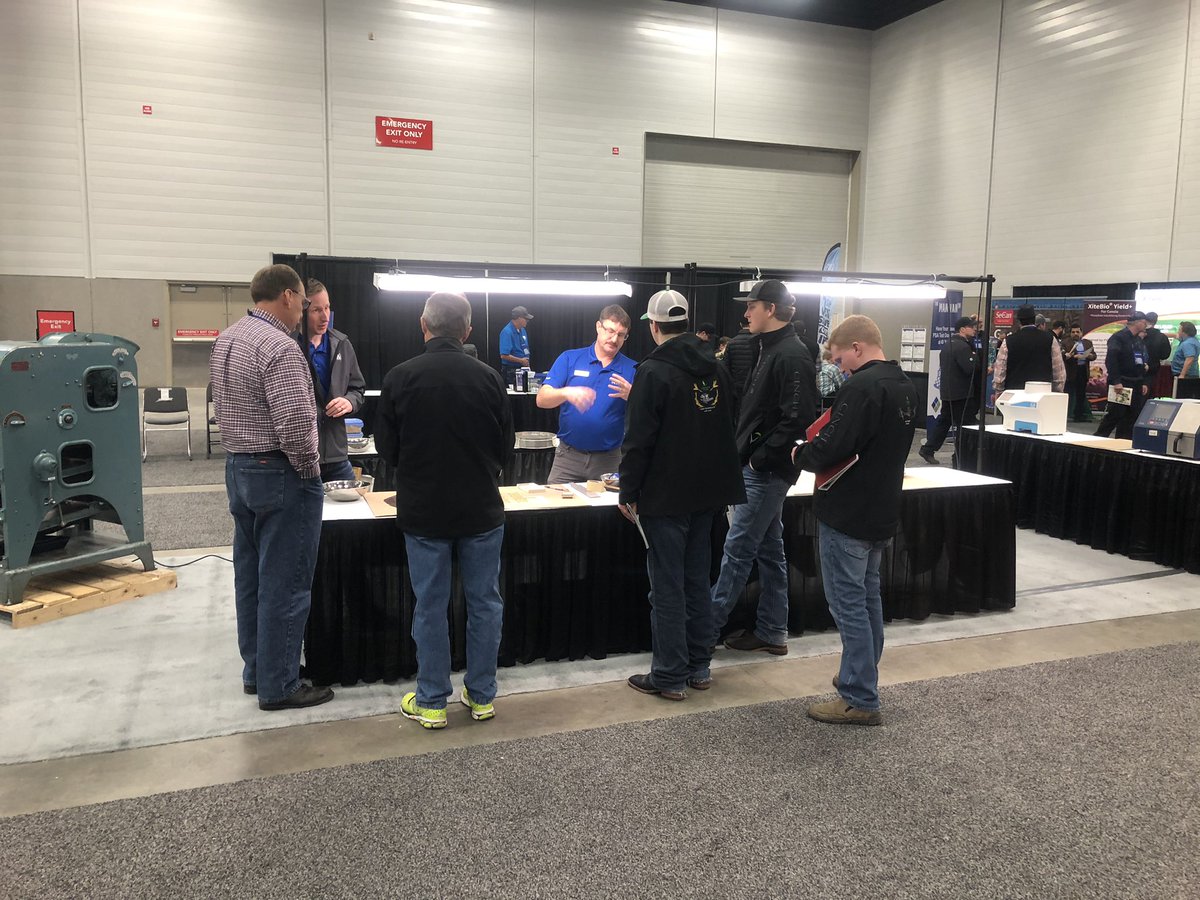 dougchorney's tweet photo. Grading demos are underway @farmtechevent today. #CdnAg #FarmTech2020 https://t.co/L1SOfZFOXX