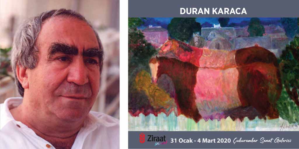 Ankara’nın sokaklarında, galerilerinde anıları dolaşan Türk resim sanatımızın usta ressamı Duran KARACA Resim Sergisi, Ziraat Bankası Çukurambar Sanat Galerisi’nde 31 Ocak 2020'de açılacaktır.
Detaylı Bilgi : ankarakultursanat.com
#durankaraca #ankara #resim #ressam #painter