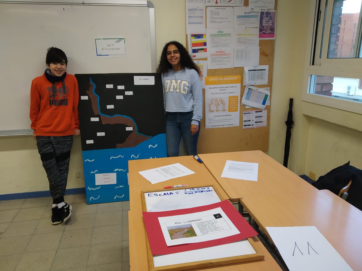 ins_neuscatala's tweet photo. Avui hem rebut la visita de les escoles #santildefons i #montserrat.
Encantats d'haver-vos mostrat la #firadelriu #2ESO #projectes https://t.co/PeO1YOKDBg