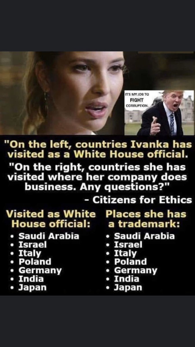 fuzionbunny's tweet photo. #NepotismBarbie @IvankaTrump #IvankaGOHOME
#IvankasVotingMachines https://t.co/g22f1Qc2yF