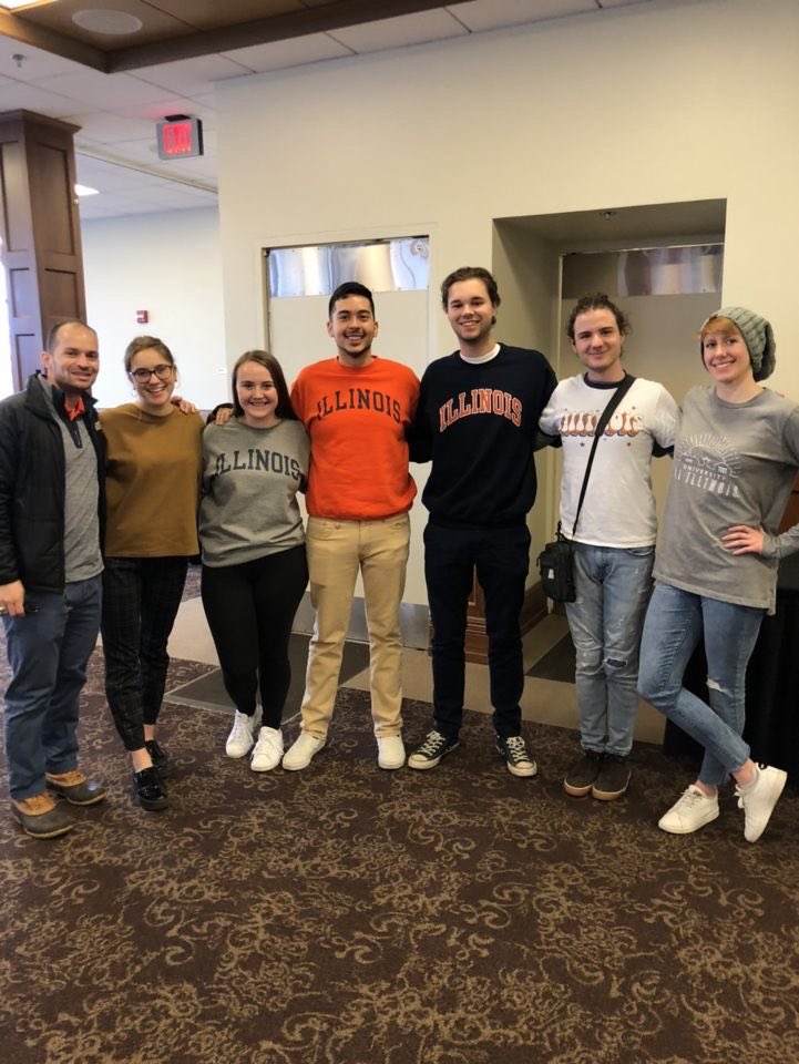 This past weekend, a delegation of the Illinois Student Government represented the University of Illinois at the Association of BIG Ten Schools conference at Indiana University in Bloomington!