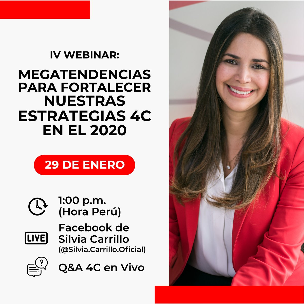 consultores_eco's tweet photo. Si tienes alguna consulta, comentario o te gustaría compartir de forma breve alguna experiencia; el #Webinar de #SilviaCarrillo será una gran oportunidad para seguir promoviendo las temáticas 4C y la buena gestión empresarial.

» Más información aquí: https://t.co/ZjQ0UveZV8 https://t.co/FnITXQPzdy