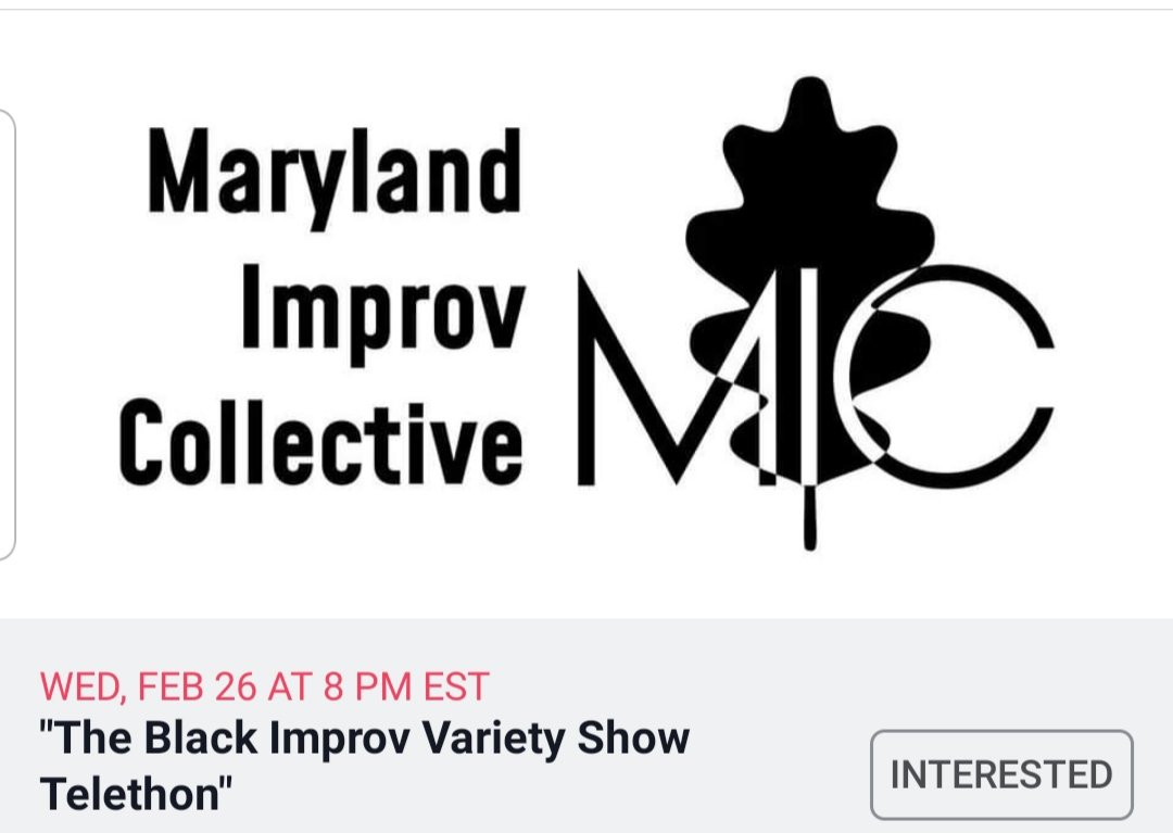Looking forward to sharing the stage with some of my favorite performers.. #producingmyfirstshow #blackimprov #blackimprovisers #marylandimprovcollective