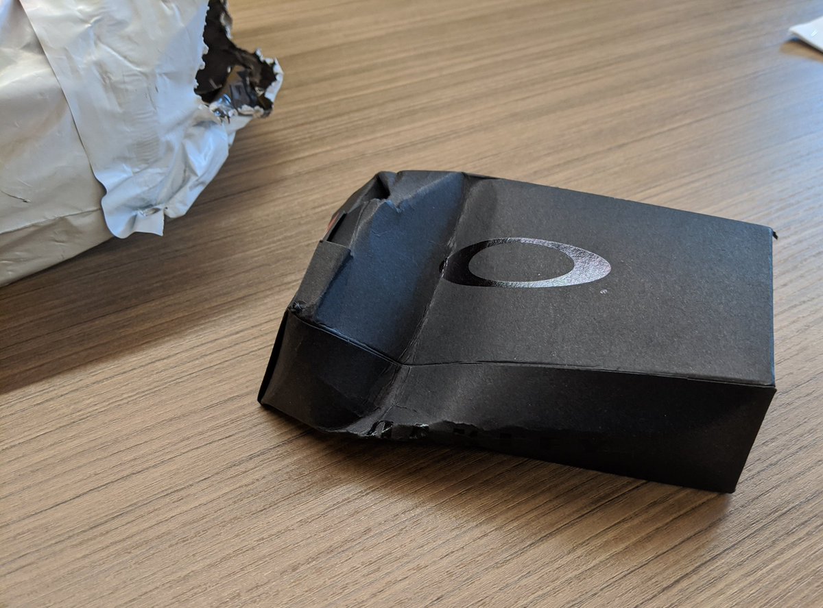 rolandoleary's tweet photo. @SportChek your shipping materials leave something to be desired. Also, the time savings of online ordering goes away when you need to go to a store to remove the security tags... https://t.co/iFVW0uqcSX