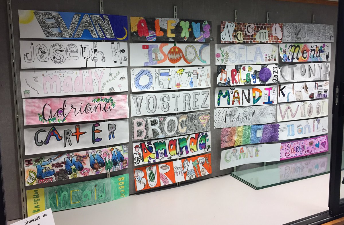 Sirridge_Art's tweet photo. The first Art I project of the semester is out on display!
.
#art1 #introtoart #highschoolart #iteachart #highschoolartteacher https://t.co/kyDkaGJGYD