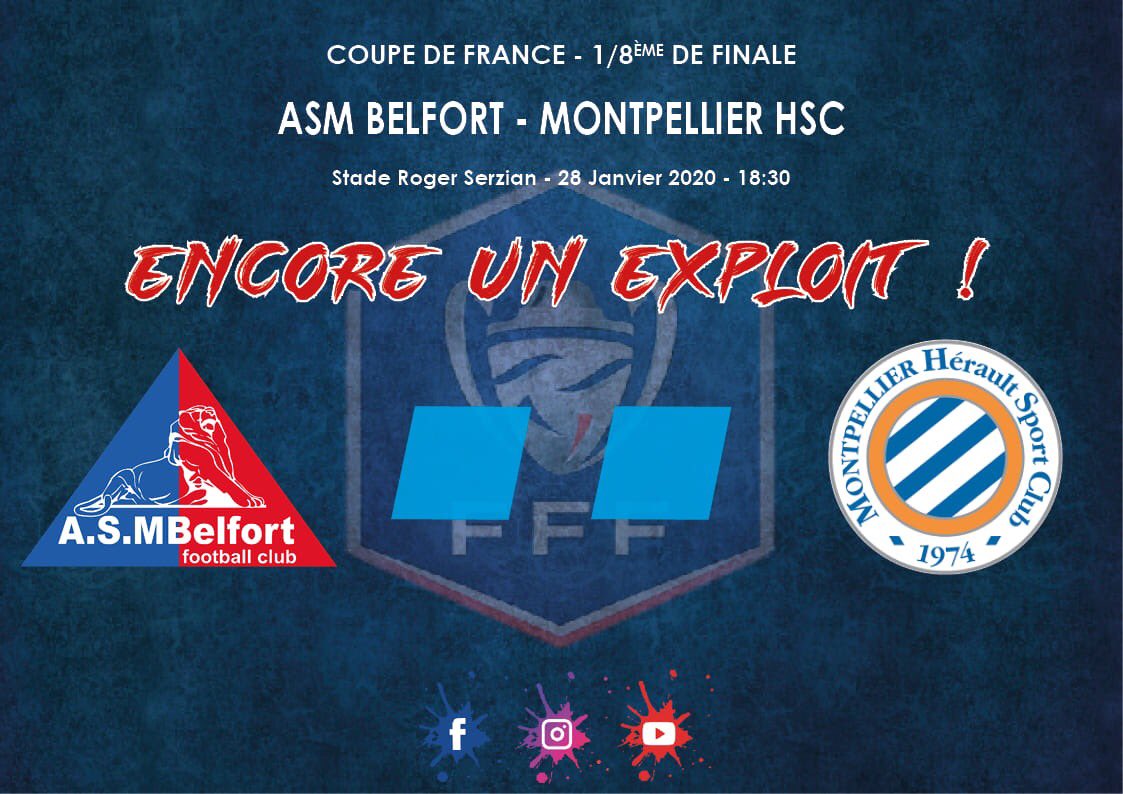 ASM_BELFORT's tweet image. MAGIQUE ! MAGNIFIQUE ! On l’a fait, on est en quarts de finale de la @coupedefrance ! 🤩🦁🔴🔵