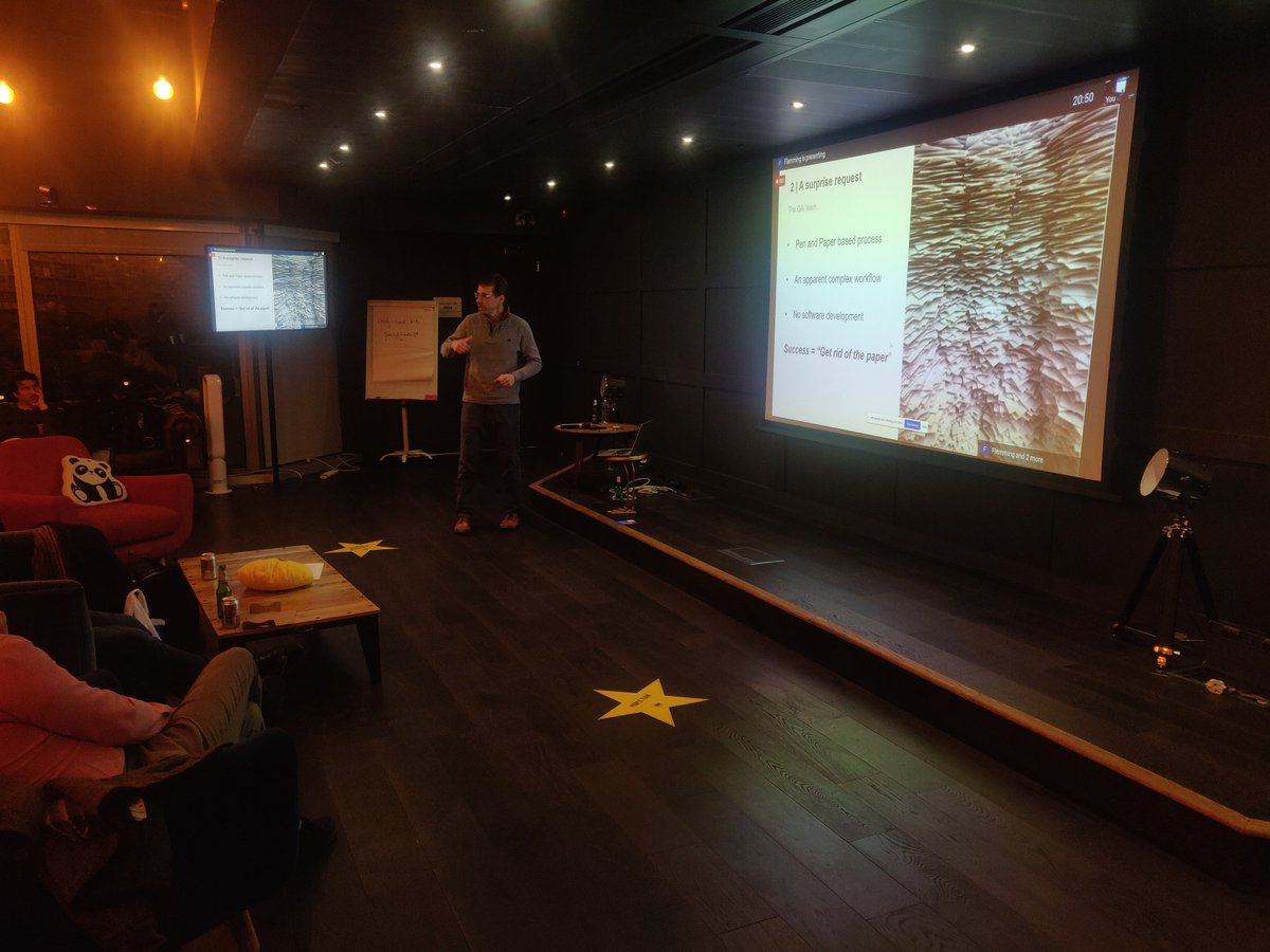 Very interesting talk by Flemming, from <a href="/kingfisherplc/">Kingfisher plc</a>, on how they replaced paper with <a href="/Jira/">Atlassian Jira</a> for one of their teams. <a href="/LondonAUG/">London ACE</a> #issues #jira <a href="/Atlassian/">Atlassian</a>