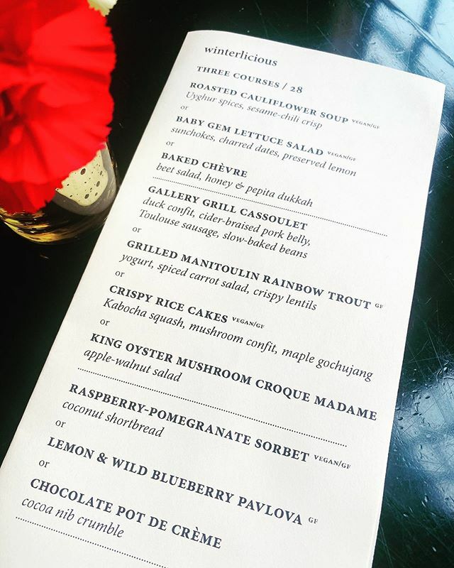 GalleryGrill's tweet photo. Our winterlicious lunch menu comes into effect this coming Friday 31st January till February 13th. Enjoy three delicious courses for only $28 in some of the most picturesque surrounding to be found in Toronto, located on the university of Toronto campus.… https://t.co/sQIiVyC9JT https://t.co/go2IsMM9o1