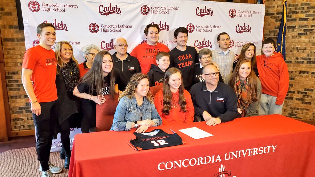 JPrinceSports's tweet photo. Congrats to @athletics_clhs' Elle Fritcha (@ellesynmare) for signing with @CUAACardinals to play basketball and tennis! #FOX55Sports 

@concordiawbb @cuaa https://t.co/WvpTeVHHiS