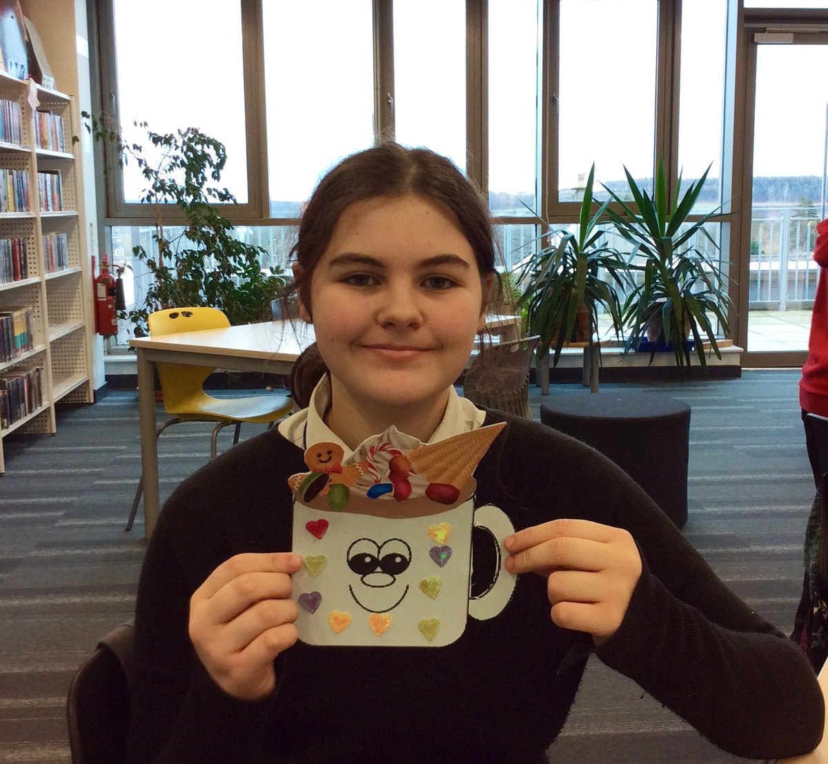 BrechinHighLib's tweet photo. #NationalHotChocolateDay #CraftsClub @MrsBASN #BrechinHighASN #KoolKids #ThisIsBrechin #JoinUsOnFridayForHotChocolate https://t.co/LP09vDfeXp
