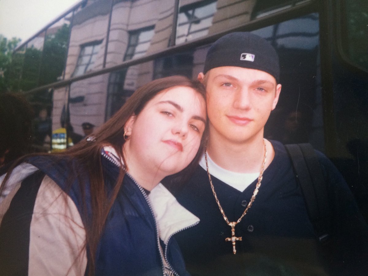 Happy 40th birthday to my forever favourite ⁦<a href="/nickcarter/">Nick Carter</a>⁩ ❤️Here’s a little throw back to ‘96 and ‘98 when we both looked just a little bit younger. 😉 #nickcarter #BackstreetBoys