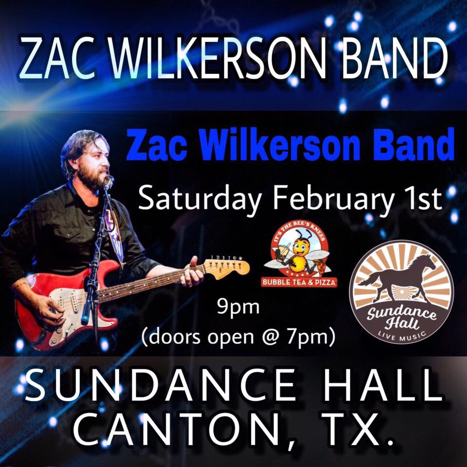ShaiBerry's tweet photo. ⭐️ Sat. 2/1: Zac Wilkerson live @ Sundance Hall! @zacwilkersonmusic #texaslivemusic #livemusic #texasmusic #texasdancehalls #musicmedia #shaiberry https://t.co/CerLG3lpNi