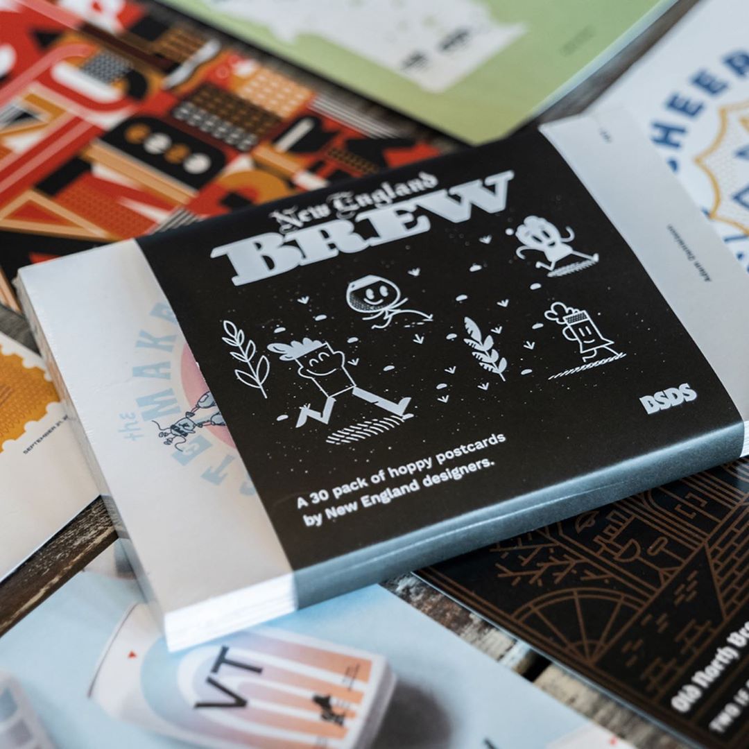 MingoPress's tweet photo. Printing a 30 pack of happy postcards like these truly makes us happy! Cheers to Bay State Design Shop and their poster show benefiting @AFHBoston #generousdesigners #longliveprint https://t.co/qJuc6oGwFR