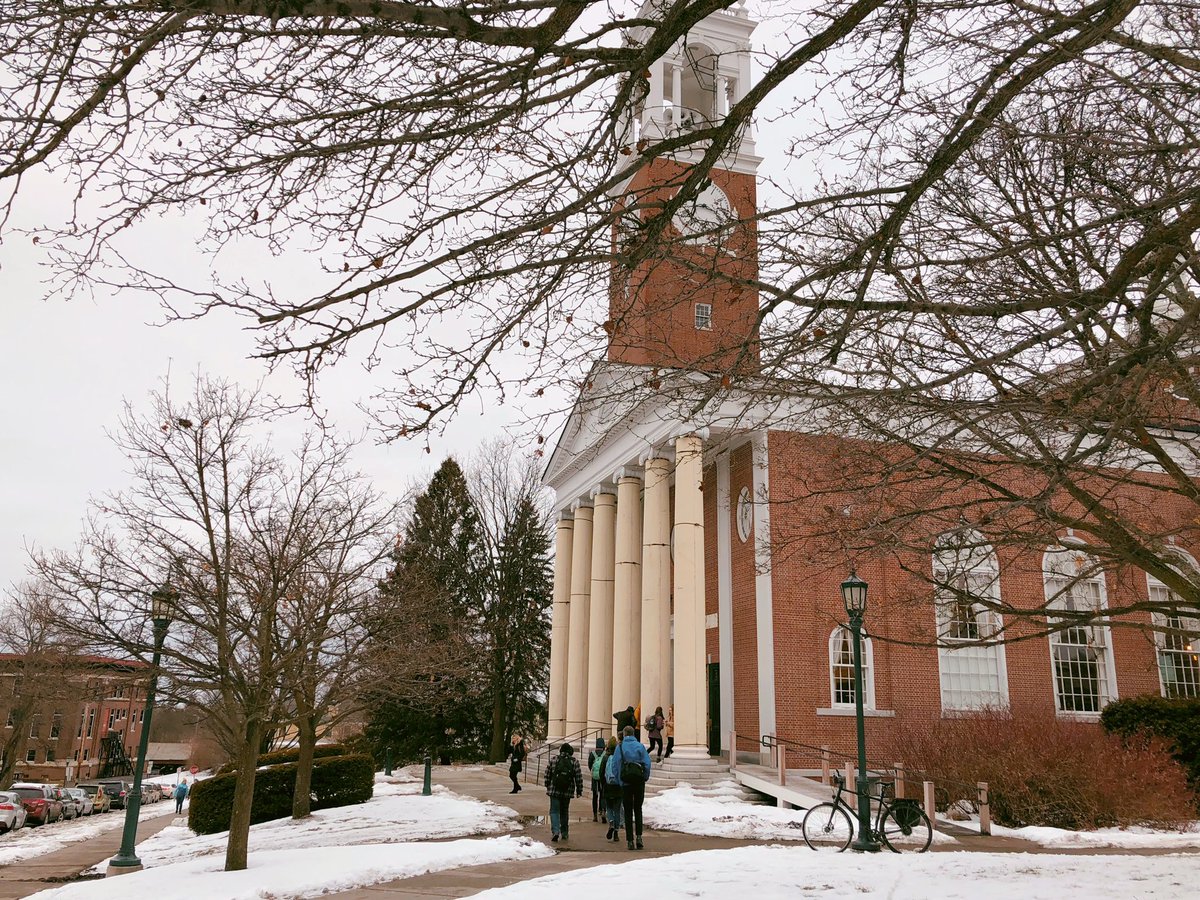 Ira Allen Chapel in winter