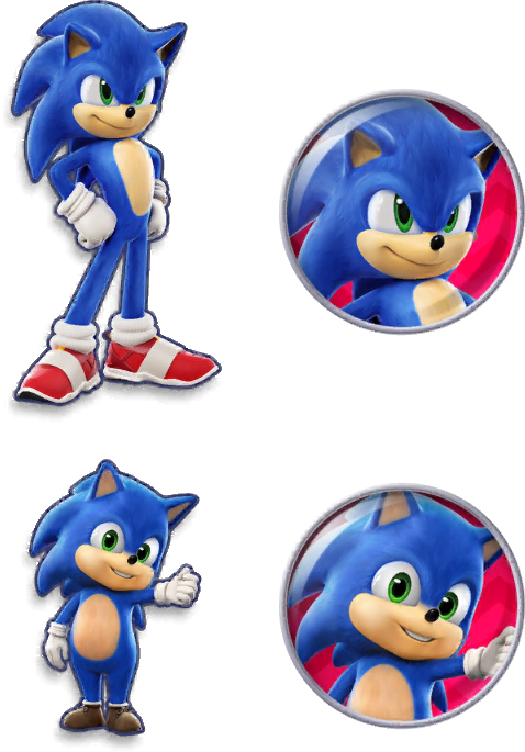 Teen Sonic in Sonic 1 (Sonic Movie) 