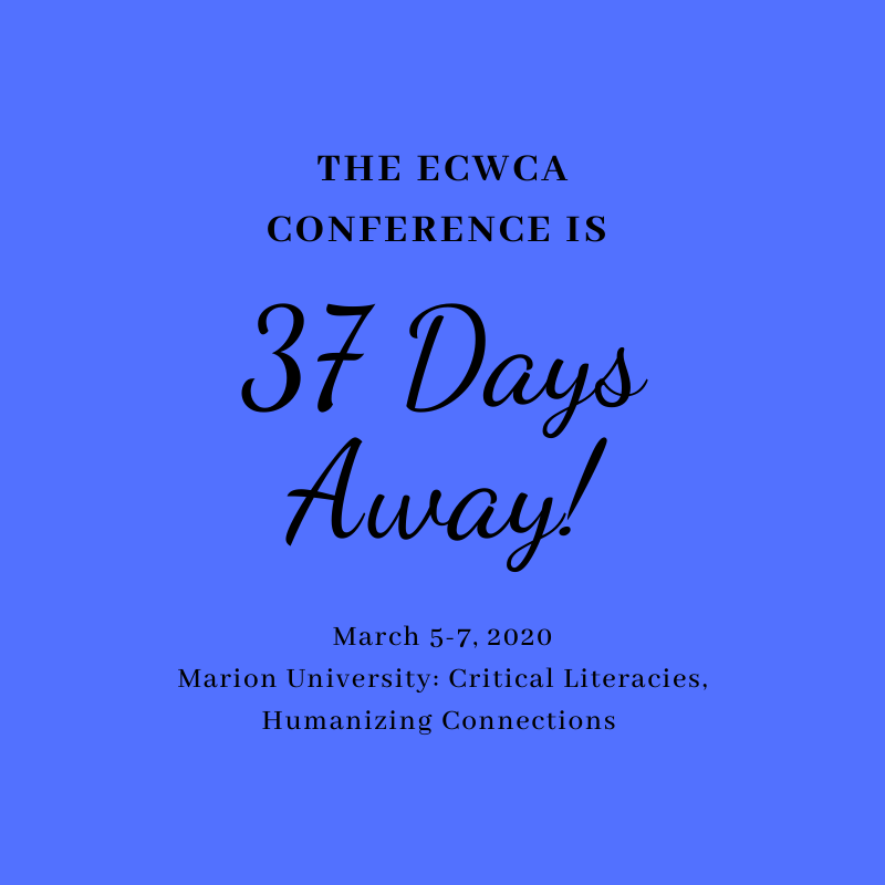 IUSWriting's tweet photo. Several of our consultants will be attending this year's ECWCA conference! Stay tuned to see what projects we will be presenting! #iuswc #ecwca https://t.co/iEOAJuY4eP