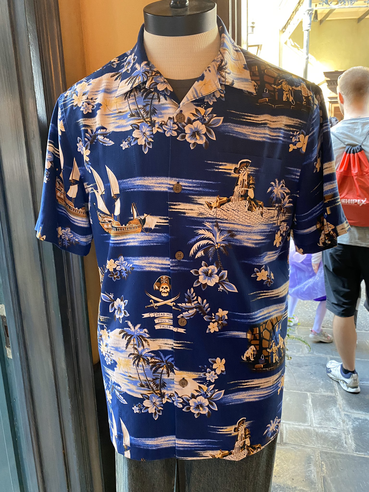 LaughingPlace.com on X: NEW MERCHANDISE - @TommyBahama Pirates of the  Caribbean camp shirt for $150.00 at Disneyland #Disneyland #pirates  #tommybahama  / X
