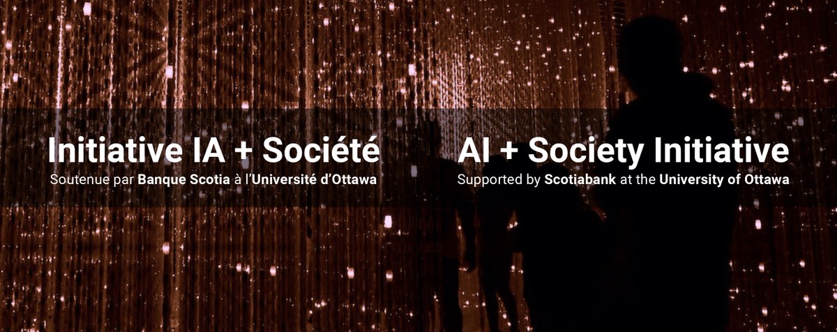 CDTS | CLTS • uOttawa (@cdtsuottawaclts) on Twitter photo Today, <a href="/uOttawa/">Université d'Ottawa | University of Ottawa</a> and @Scotiabank announced a major gift to establish the AI + Society Initiative.
techlaw.uottawa.ca/node/762 Today, <a href="/uOttawa/">Université d'Ottawa | University of Ottawa</a> and @Scotiabank announced a major gift to establish the AI + Society Initiative.
techlaw.uottawa.ca/node/762