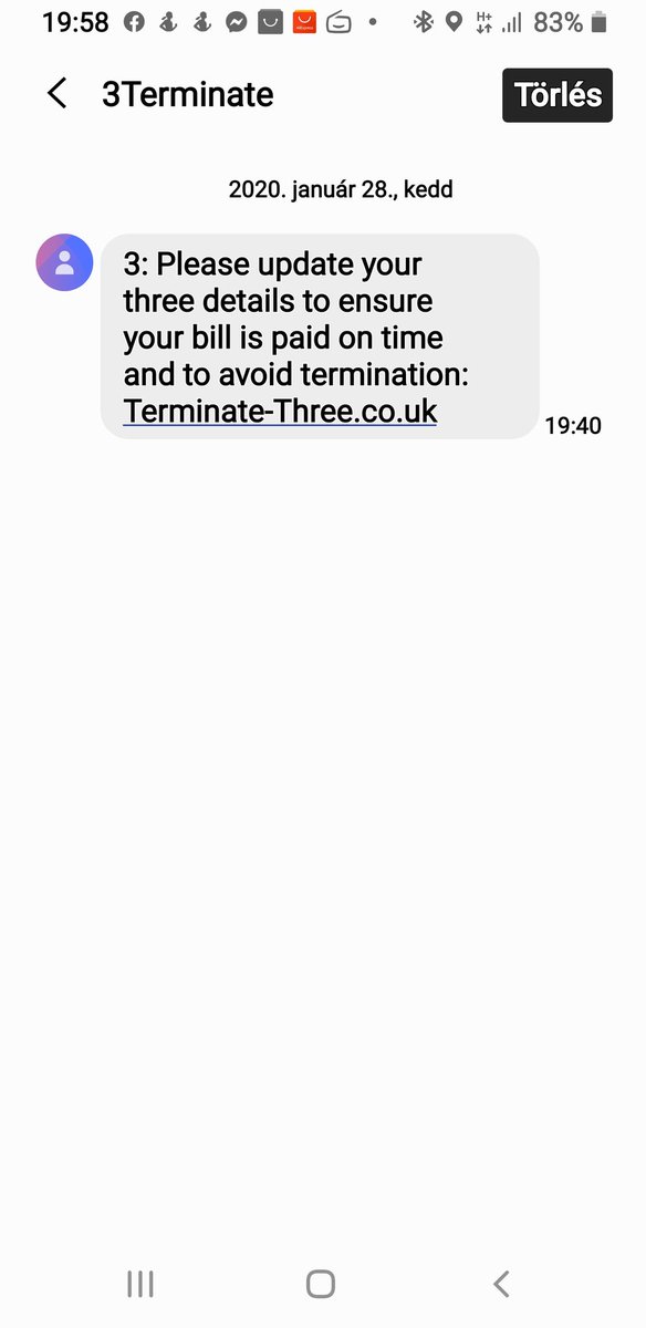 TIRCCCP's tweet photo. @ThreeUK this txt fom three? https://t.co/Y7zUoK6VFR