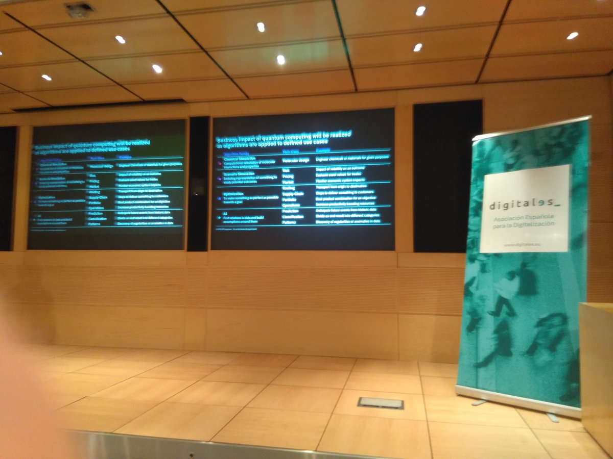 figlesi_'s tweet image. Gracias @IBM_ES  @AsocDigitales por la Sesión de hoy sobre 'QUANTUM: Aplicaciones de Negocio'. 

▪ Computación Cuántica, Casos de Uso y Algoritmos. 

Tecnología Disruptiva. 
#ForoIN
