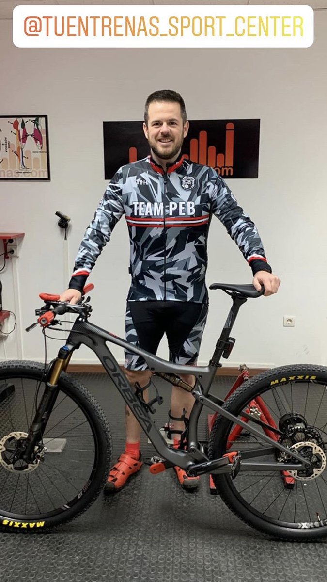 PEBMTBGIB's tweet photo. #TeamPEB member @Stagno23 getting a bike fitting done today with his new @Orbea
#MTB #Cycling #Gibraltar #tuentrenas #OneTeam https://t.co/KD8RopZLLt