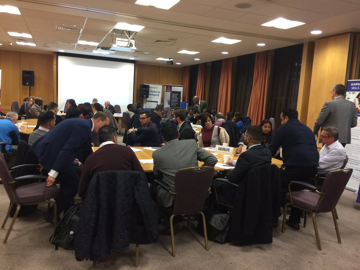 LondonBP's tweet photo. Great event here at the civic centre Harrow, business roundtable session to discuss ‘how to boost the value of your business’ hosted by Stewart Smith, Bali Rai and Naima Omasta-Milsom @harrow_council @NatWestBusiness @MentoringHarrow https://t.co/U8OZYTc2GS