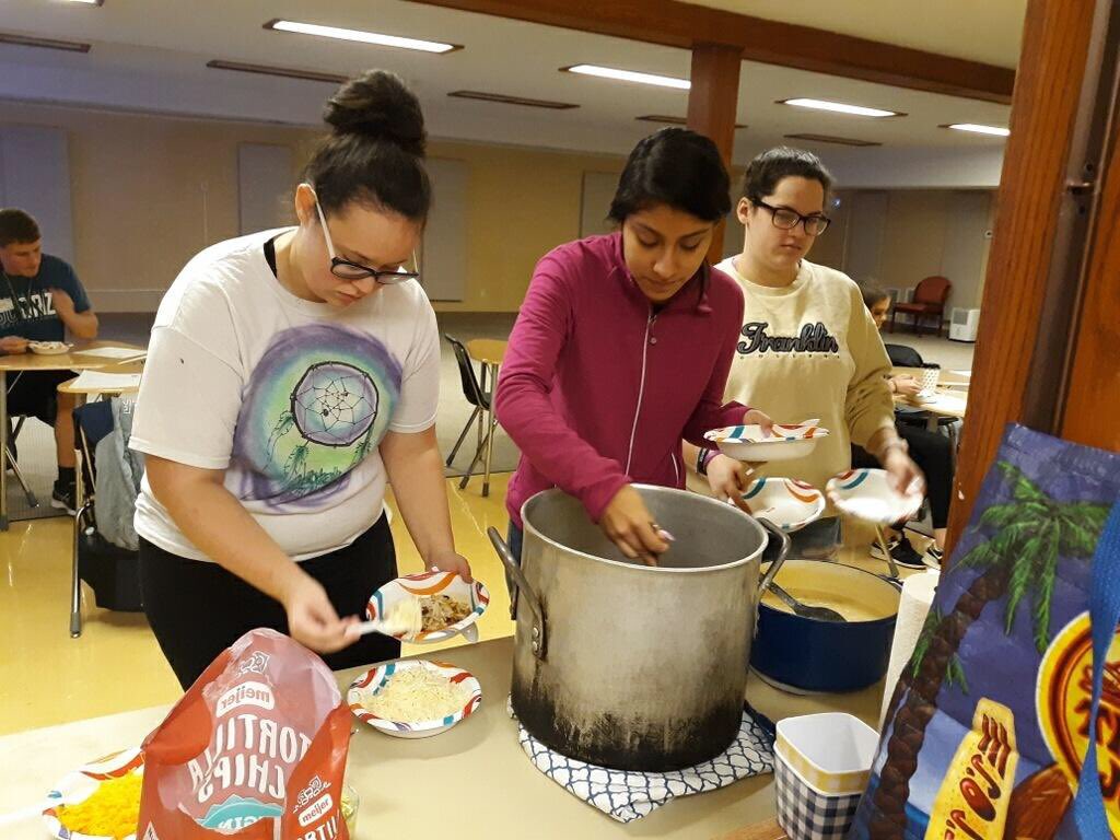 LaunchFranklin's tweet photo. Making homemade soup, learning self-defense, cake decorating and happy mail! #FCPivot https://t.co/gn3E8tPSRO