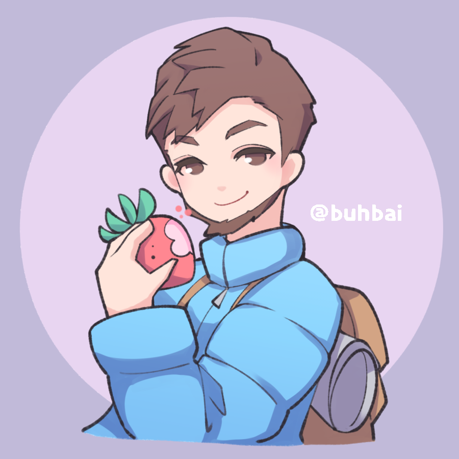 Commission for @buhbai !✨
He is great Celeste Runner. 
Watch out his playing?‼️ 