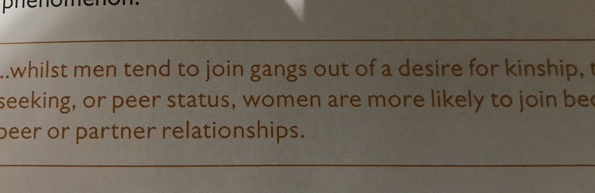 FrancesFlaxngtn's tweet photo. . Good to see the emphasis on the different nature of women’s involvement in gangs #clGangs https://t.co/PlPAfdMnSP
