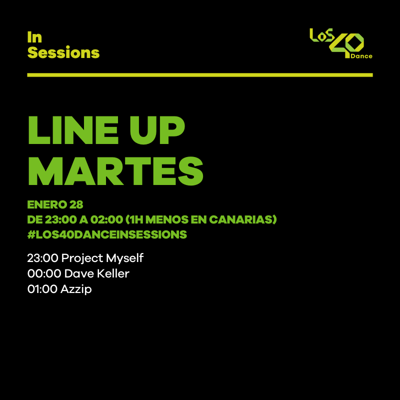 Los40Dance's tweet image. ¡Hola! Esta noche en #LOS40DanceInSessions
con @Arturograo1 😎🎙

❗@ProjectMyself
❗@DaveKeller94
❗@azzipmusic

🎧 directo &amp;amp; podcast ¡ Te esperamos !
👉 play.los40.com/programa/los40…