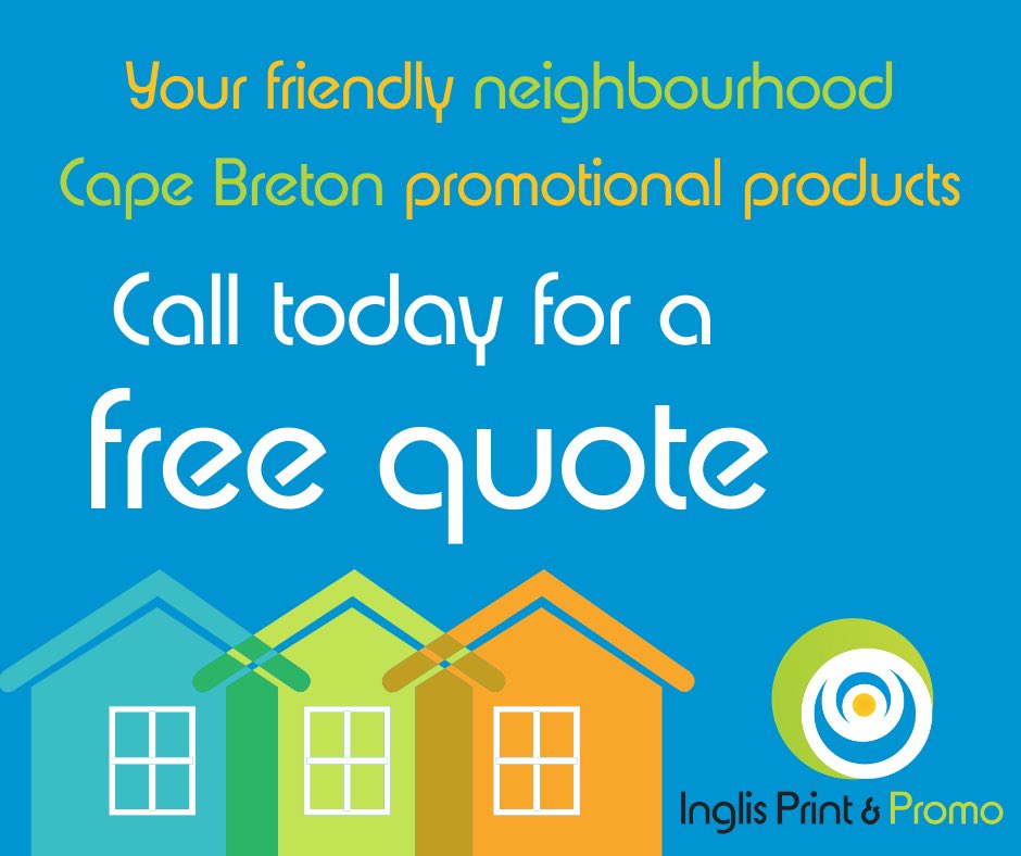 InglisPrint's tweet image. It costs you nothing to see how we can help you make more money.

We aim to help you grow &amp;amp; communicate through carefully curated promo products, apparel, business forms &amp;amp; labels. 

Contact us 902-539-8577 or InglisPrintAndPromo.com today.

#Promo #Apparel #GetNoticed #CapeBreton