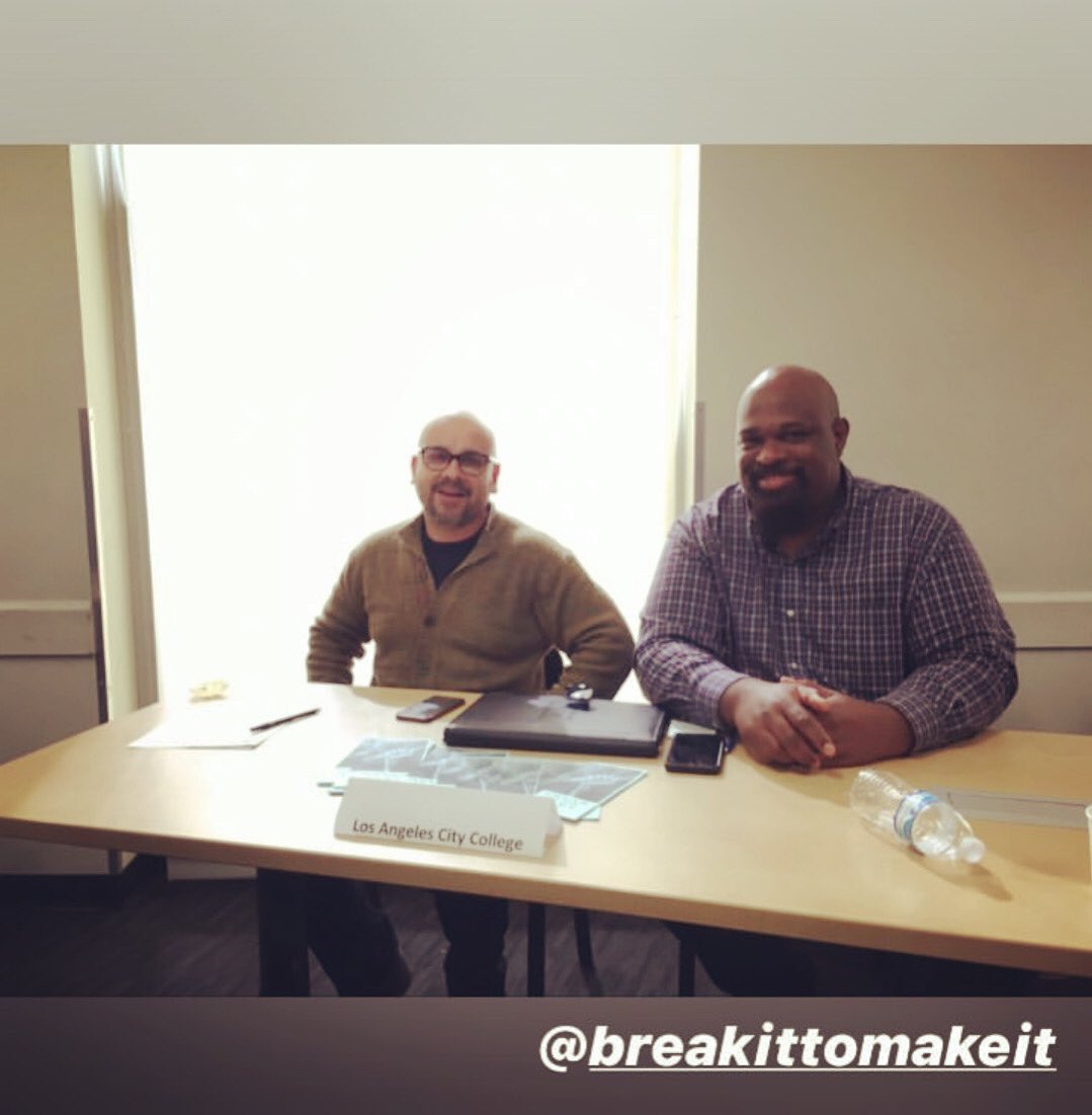BITMI_LACC's tweet photo. Our team was excited to be at @HomeboyInd yesterday! If you or someone you know identifies as system impacted, please reach out to us #schoolsnotprisons #collegeaccess #LACC #formerlyincarcerated https://t.co/sih1X78zYW