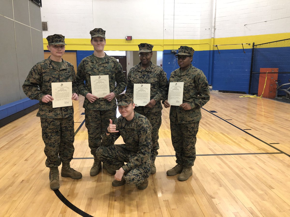 PMcjrotc's tweet photo. Bravo Company got the first wave of quarterly promotions this week, congratulations to the newly promoted cadets! https://t.co/lCG8DHJWtF