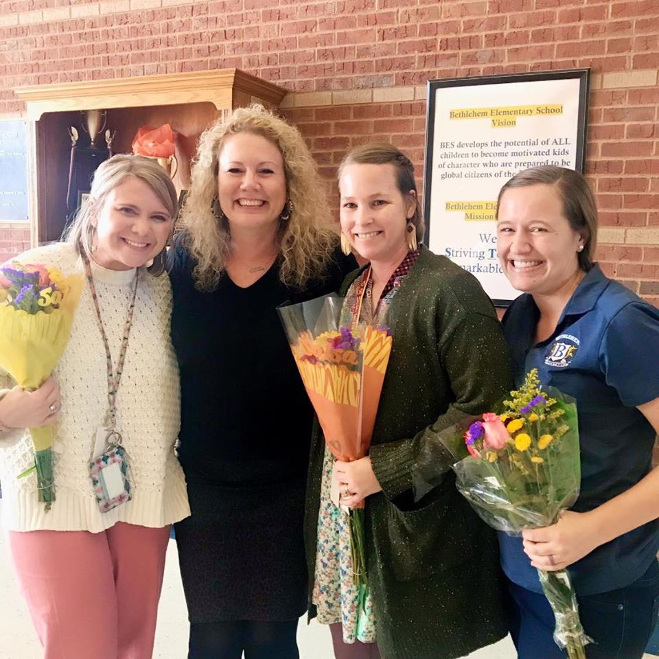 BES_Stars's tweet photo. We are pleased to announce our three finalists for the 2019-2020 Teacher of the Year! 🎉 Congratulations to Mrs. Erin McElroy, Mrs. Ashley Akins, and Mrs. Katelin Argo! All three are amazing teachers and we are so proud to see them recognized by their peers. 🌟 #BESlegacy https://t.co/GvfZLho65P