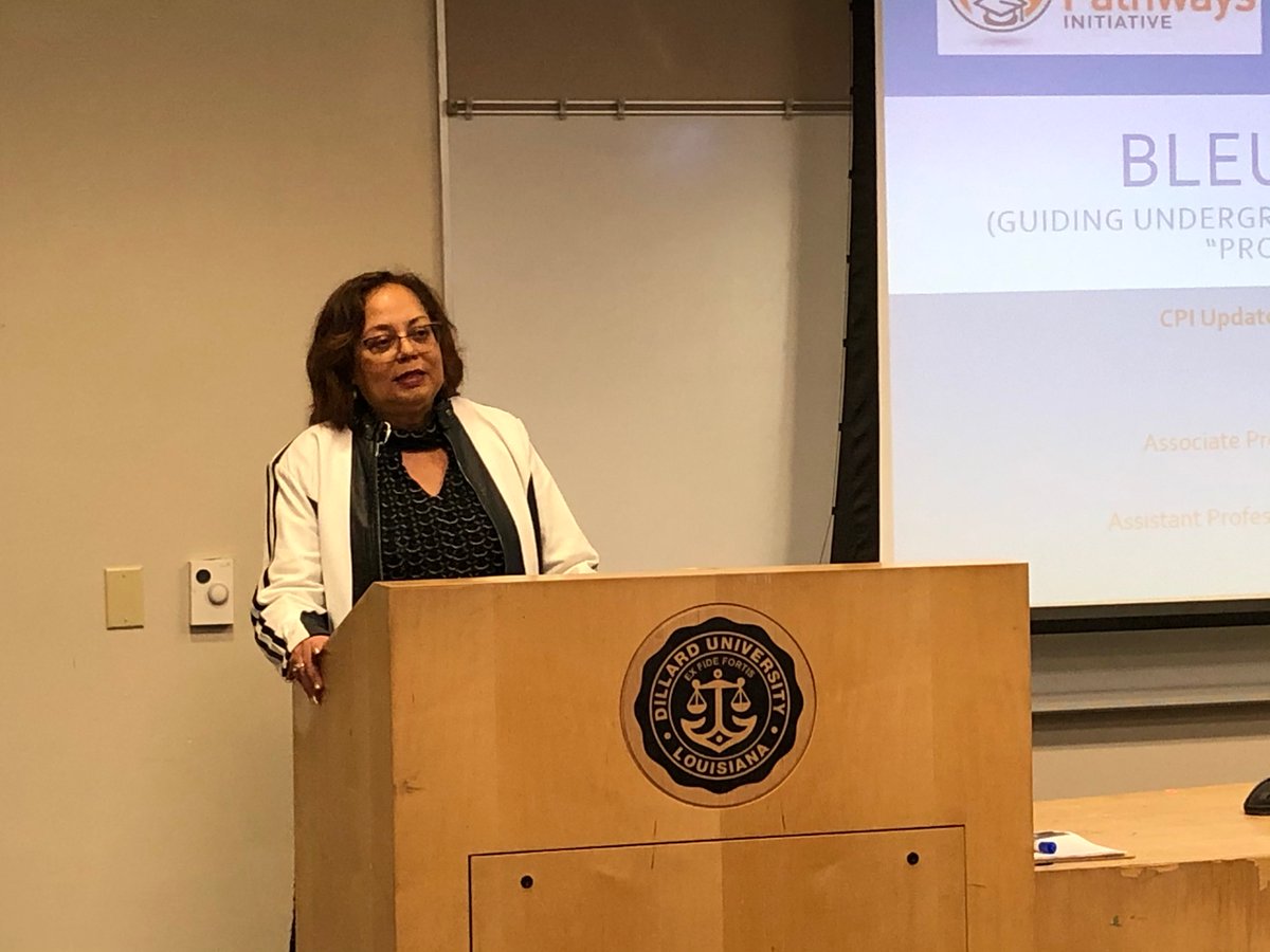 cnjeffries1970's tweet photo. Dr. Allen welcoming Dr. Watkins from UNCF to the Executive Council Meeting on campus. DU is in Year 4 of a 5-Year $1 million grant from UNCF. https://t.co/3WRVIWGha8
