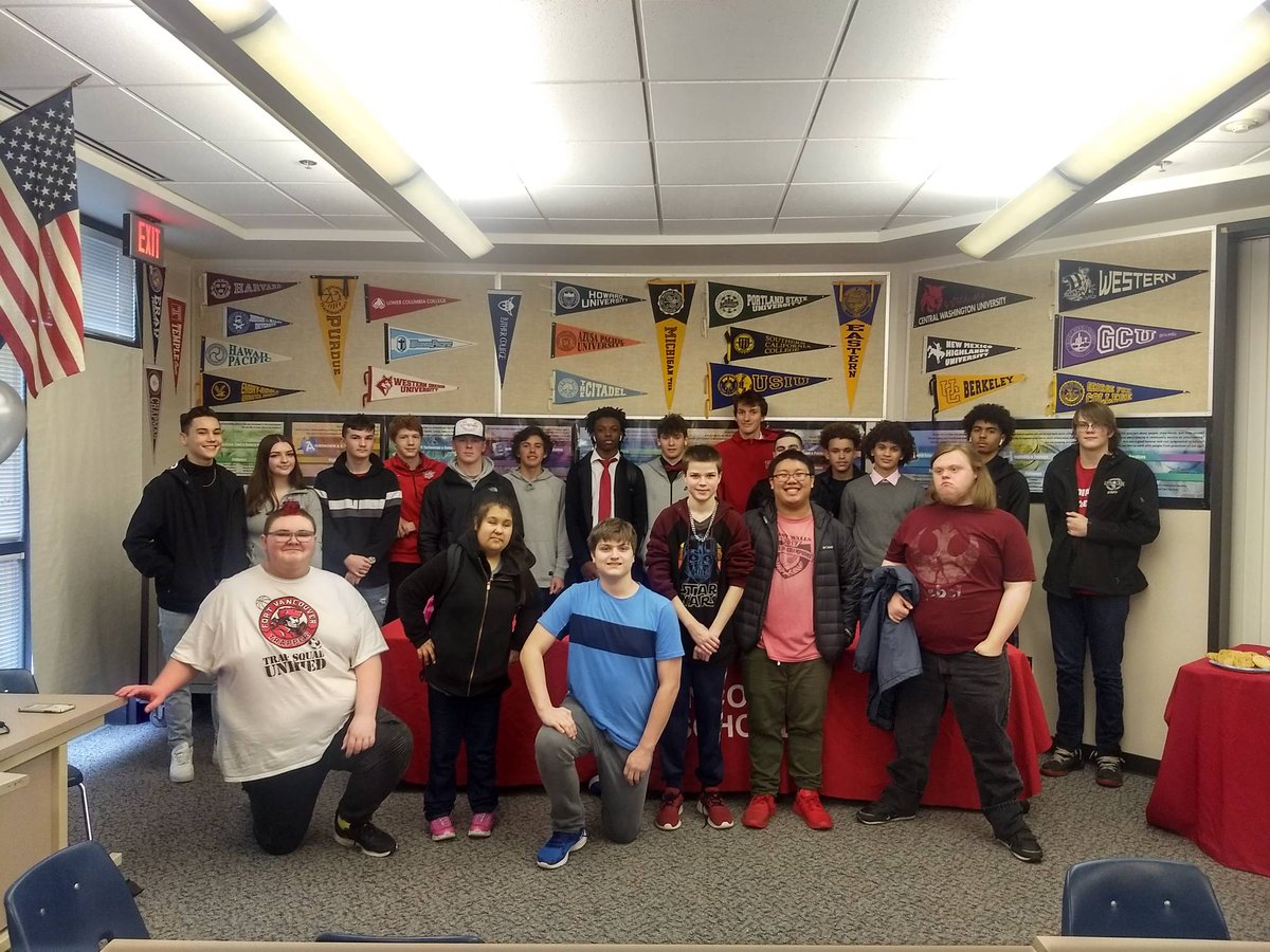 FVHS_CIS's tweet photo. Congratulations to Morgan Weinmaster.
Morgan signed his National Letter of Intent to play soccer at Edmonds Community College next year. He's a modest guy, so we had to surprise him.
#EdmondsCC #soccer #VPSucess #FortLove #TrapperPride #Tritons https://t.co/Dt1cWZWIm3
