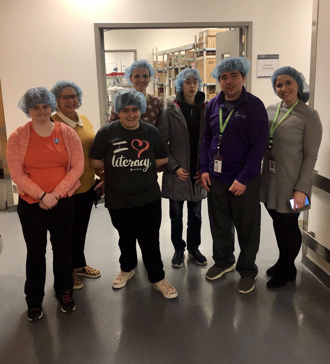 Visiting Project SEARCH today with some potential students!