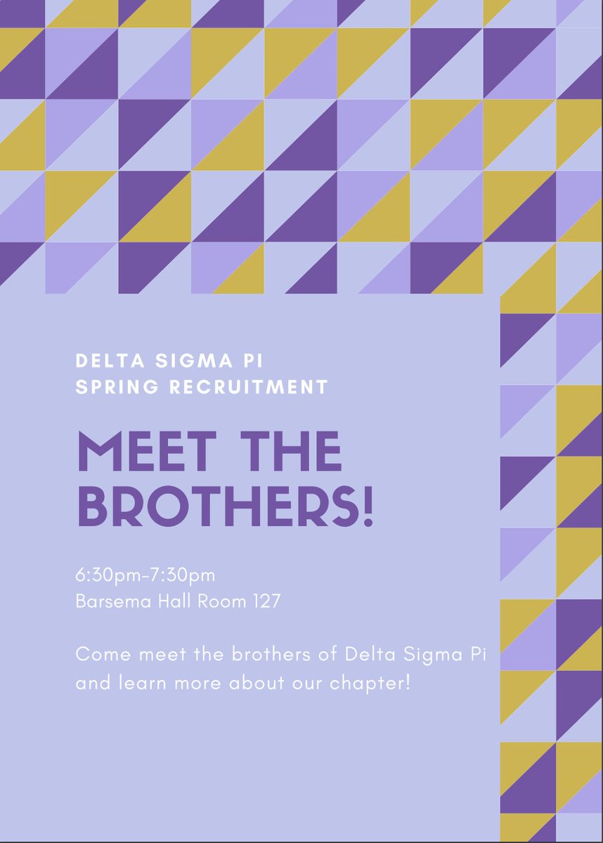 Join us for first recruitment event of the season tomorrow night! 

Free pizza will be provided courtesy of DeKalb Papa Johns.