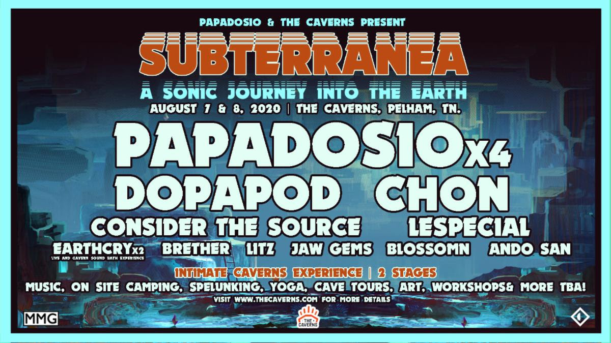 .<a href="/papadosio/">Papadosio</a> &amp; <a href="/thecaverns/">The Caverns</a> just announced a 2-day camping concert with a killer lineup, yoga, cave tours, spelunking + lots more! GA tickets on sale 1/31, VIP on sale 1/30.
Win passes + camping: do615.com/events/2020/8/…